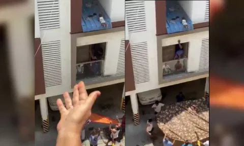 Screengrab from the video