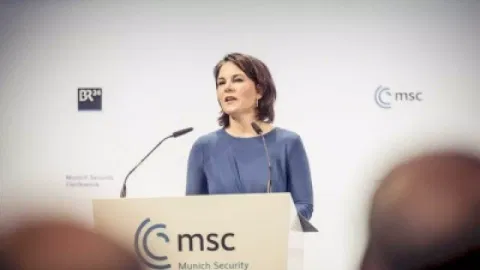 Germany's Foreign Minister Annalena Baerbock 