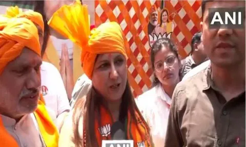 BJP candidate from West Delhi, Kamaljeet Sehrawat (ANI)