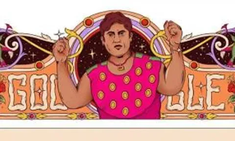  Hamida Banu Google doodle picture(@Google)