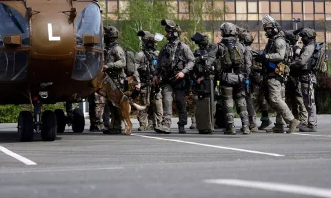  Gendarmes of the French National Gendarmerie Intervention Group (GIGN)(Image: Reuters)