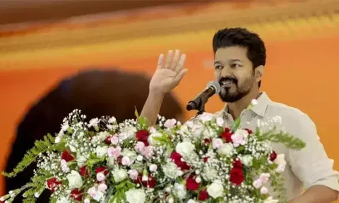 Actor-turned-politician 'Thalapathy' Vijay. (File Photo)