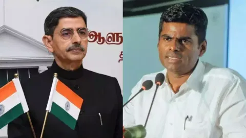 TN Guv Ravi; K Annamalai