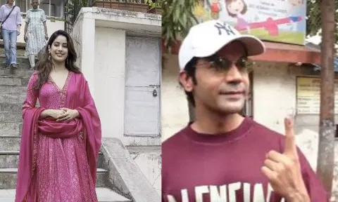 Actors RajKummar Rao & Janhvi Kapoor (Image: ANI)