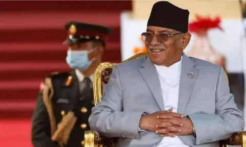 Nepal PM Pushpa Kamal Dahal 'Prachanda'. (Photo: Reuters)