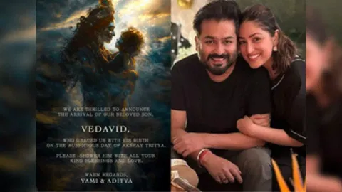 Actress Yami Gautam Dhar and her husband-director Aditya Dhar (Photo/IANS)