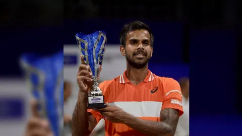 Indian tennis star Sumit Nagal (Photo/IANS) 