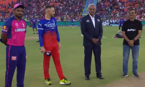 Visuals from the toss (Screengrab)
