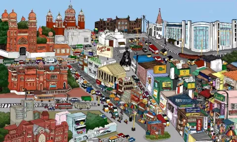 Illustration of Parry's Corner by Rebecca 