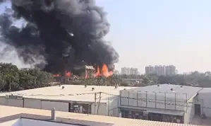 Massive fire at gaming zone in Rajkot