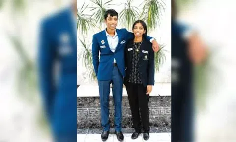 R Praggnanandhaa and R Vaishali