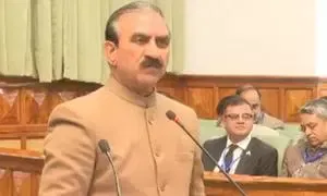 Chief Minister Sukhvinder Sukhu