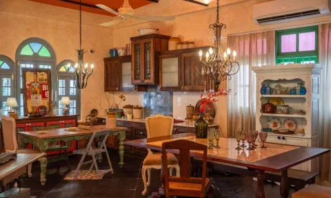 Interiors of the studio