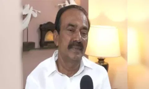 BJP leader and newly elected MP Eatala Rajender from Malkajgiri constituency, Telangana (ANI)