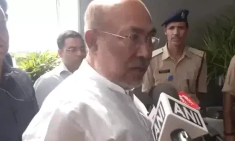  Manipur Chief Minister N Biren Singh (ANI)