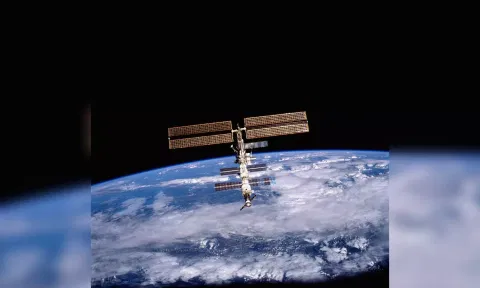 A view of the International Space Station (ISS) 