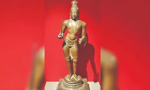500-year-old bronze idol 