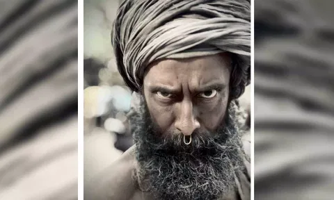 Thangalaan movie poster (Photo: X/@chiyaan)