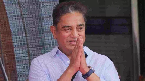 Makkal Needhi Maiam (MNM) president Kamal Haasan 