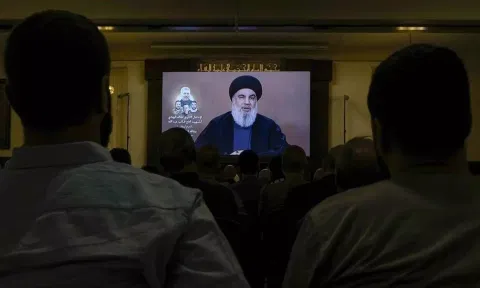 Hezbollah leader Sayyed Hassan Nasrallah 