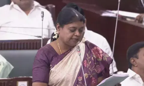 Minister of Social Welfare and Women Empowerment Department P Geetha Jeevan 