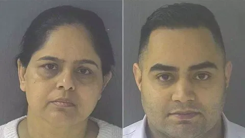  Indian-American couple