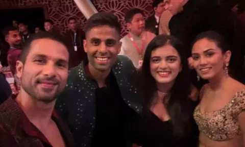 Shahid Kapoor, Mira Rajput, Surya Kumar Yadav (Instagram)