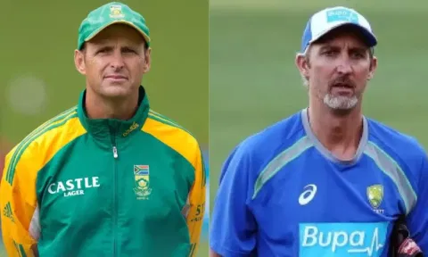Gary Kirsten and Jason Gillespie (L to R) 