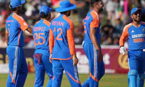 Indian team players (PTI)