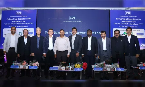  India - Taiwan Textile Delegation meet held on Thursday at Coimbatore