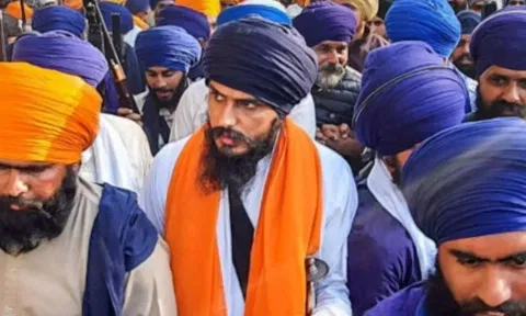  Radical Sikh preacher Amritpal Singh (PTI)