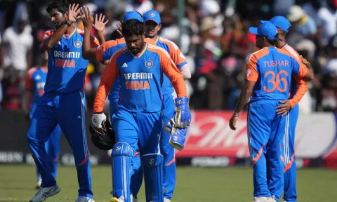 Indian team players (PTI)