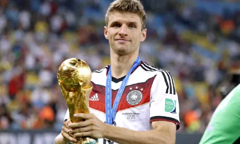 Thomas Muller won the 2014 World Cup with Germany 