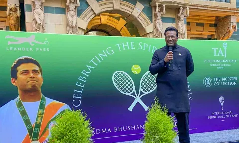  Former tennis player Leander Paes speaks about his International Hall of Fame induction (Photo: PTI)