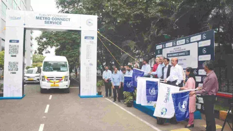 Metro Rail’s last mile connectivity for commuters from Taramani enabled on Monday
