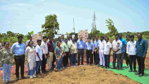  Mobis India foundation in collaboration with World Vision India, successfully inaugurated an environmental project 