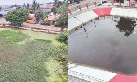 Siva Vishnu Pond (L-R) Old visuals; New visuals 