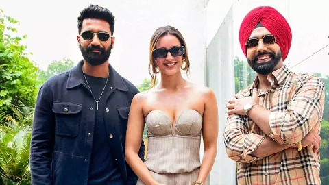 Vicky Kaushal, Tripti Dimri and Ammy Wirk (PTI) 