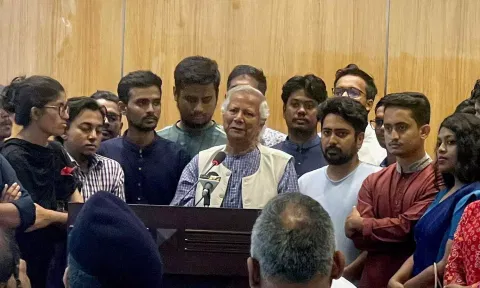  Bangladesh's interim leader Muhammad Yunus 
