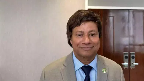 Indian-American Congressman Shri Thanedar (PTI)