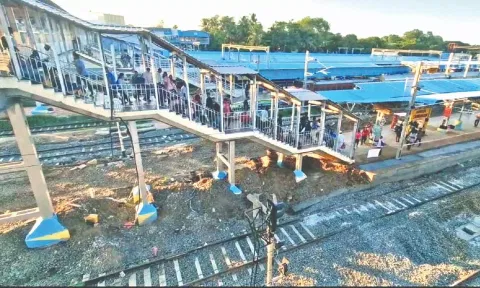 Tambaram station foot-overbridge after renovation