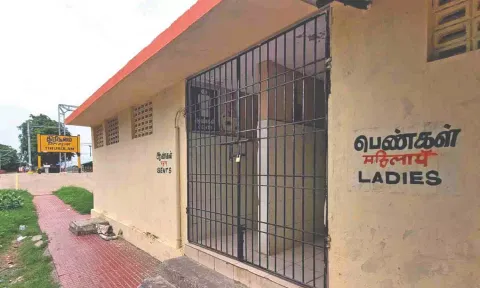 Ladies toilets are perennially closed at the Tirusulam station, and the premises is not regularly cleaned