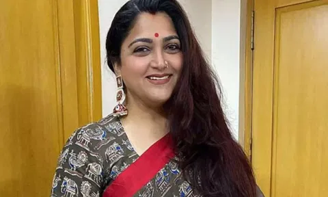 Actor-politician Khushbu Sundar