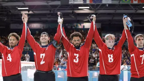  U.S. team goalball players (AP) 