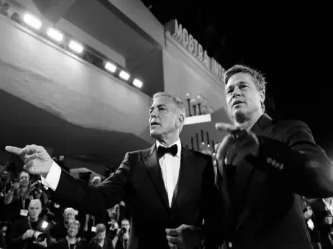 Brad Pitt and George Clooney