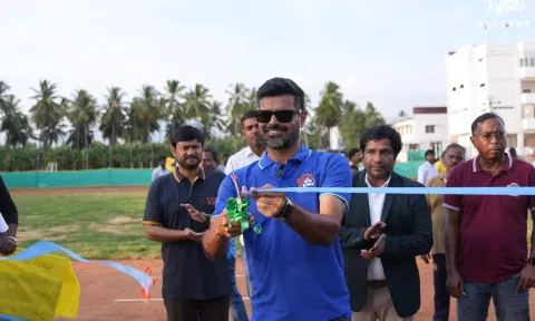 Badrinath launches Super Kings Academy in Madurai 