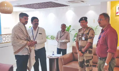 Durai Vaiko during a meeting of Airport Development Committee in Tiruchy