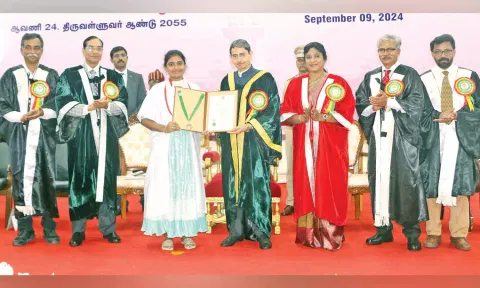 Governor RN Ravi presents certificates at TNAU convocation in Coimbatore