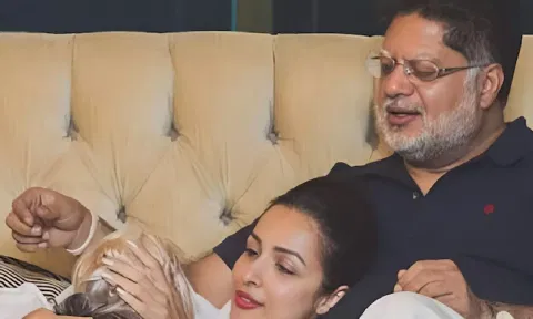  Malaika Arora and her father Anil Arora (Instagram)