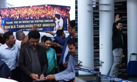 CM Stalin leaves US after 17-day business trip (X/mkstalin)